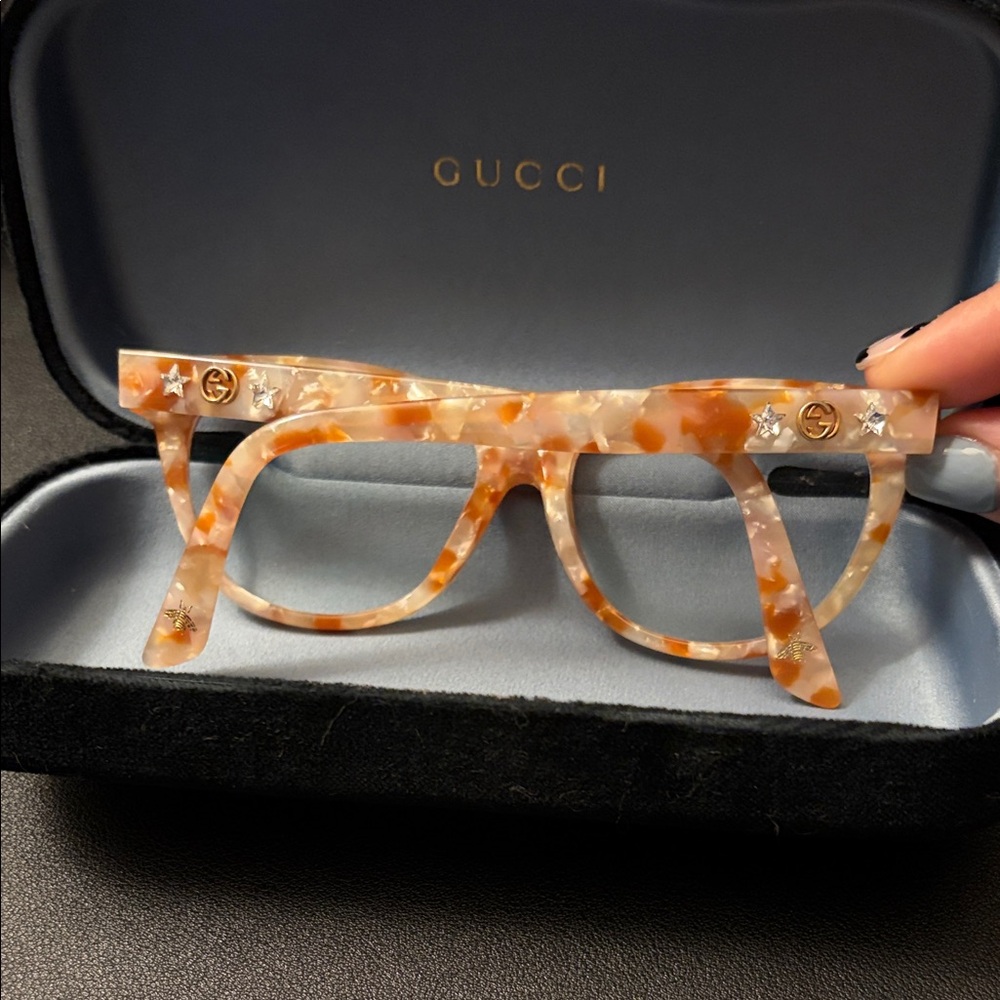 Gucci Women's eyeglasses- Brown and Cream - Picture 4 of 10